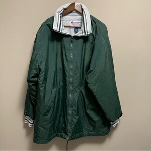 Champion Vintage Green Puffer Jacket Men’s XL